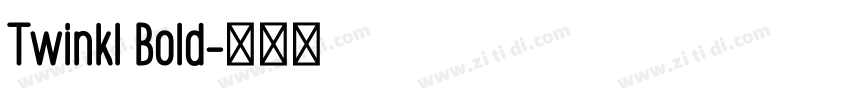 Twinkl Bold字体转换
